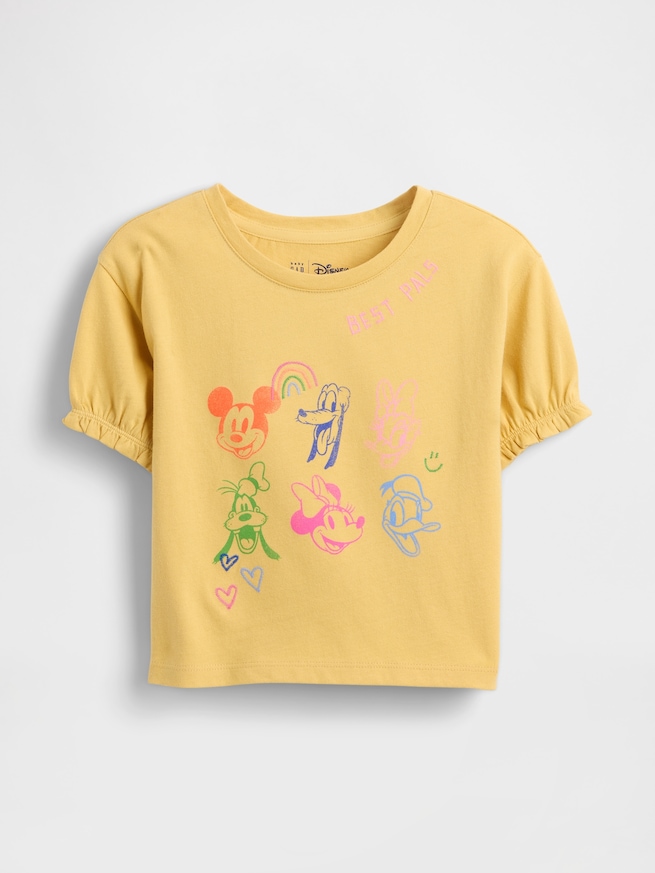 Gap &times; ディズニー ラッフルフリル袖 Tシャツ (幼児・ベビー)-0