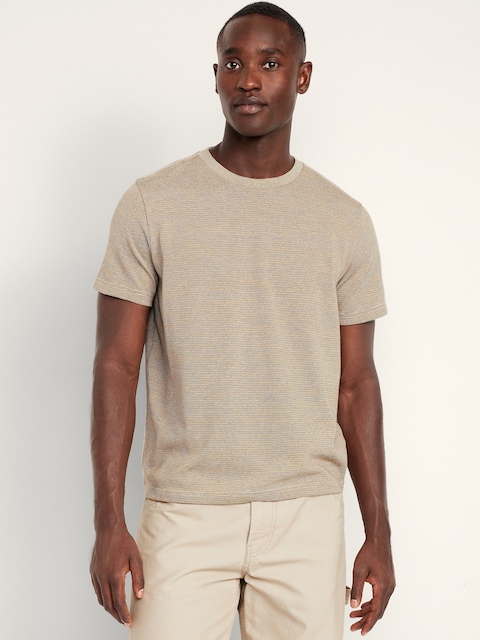 Crew-Neck Striped T-Shirt