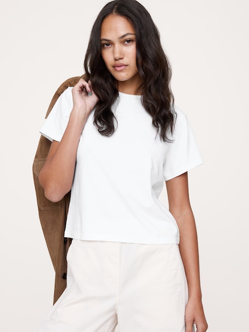 ヴィンテージ コットン クルーネックTシャツ