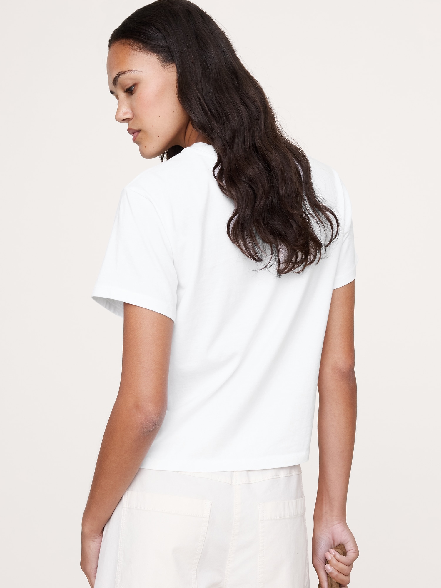 ヴィンテージ コットン クルーネックTシャツ-1