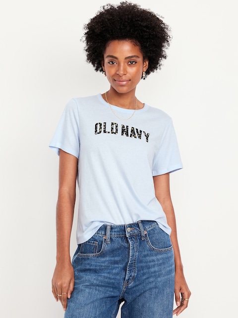 EveryWear Crew-Neck Logo-Graphic T-Shirt