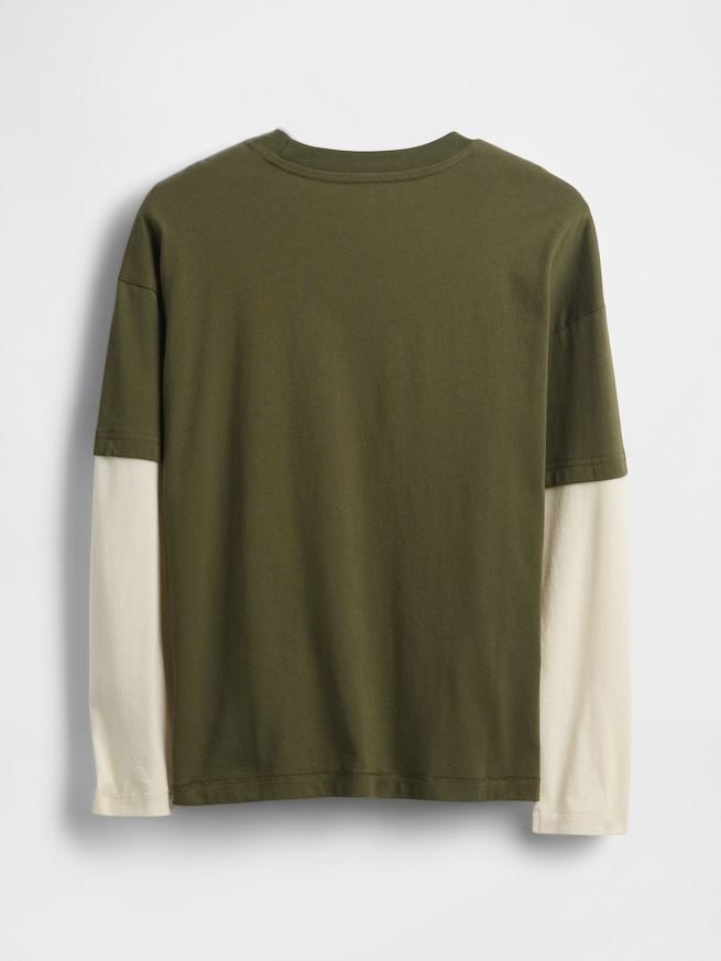 リラックスフィット グラフィックTシャツ (キッズ)-1