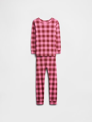 babyGap オーガニックコットン100% ギンガムチェック パジャマセット