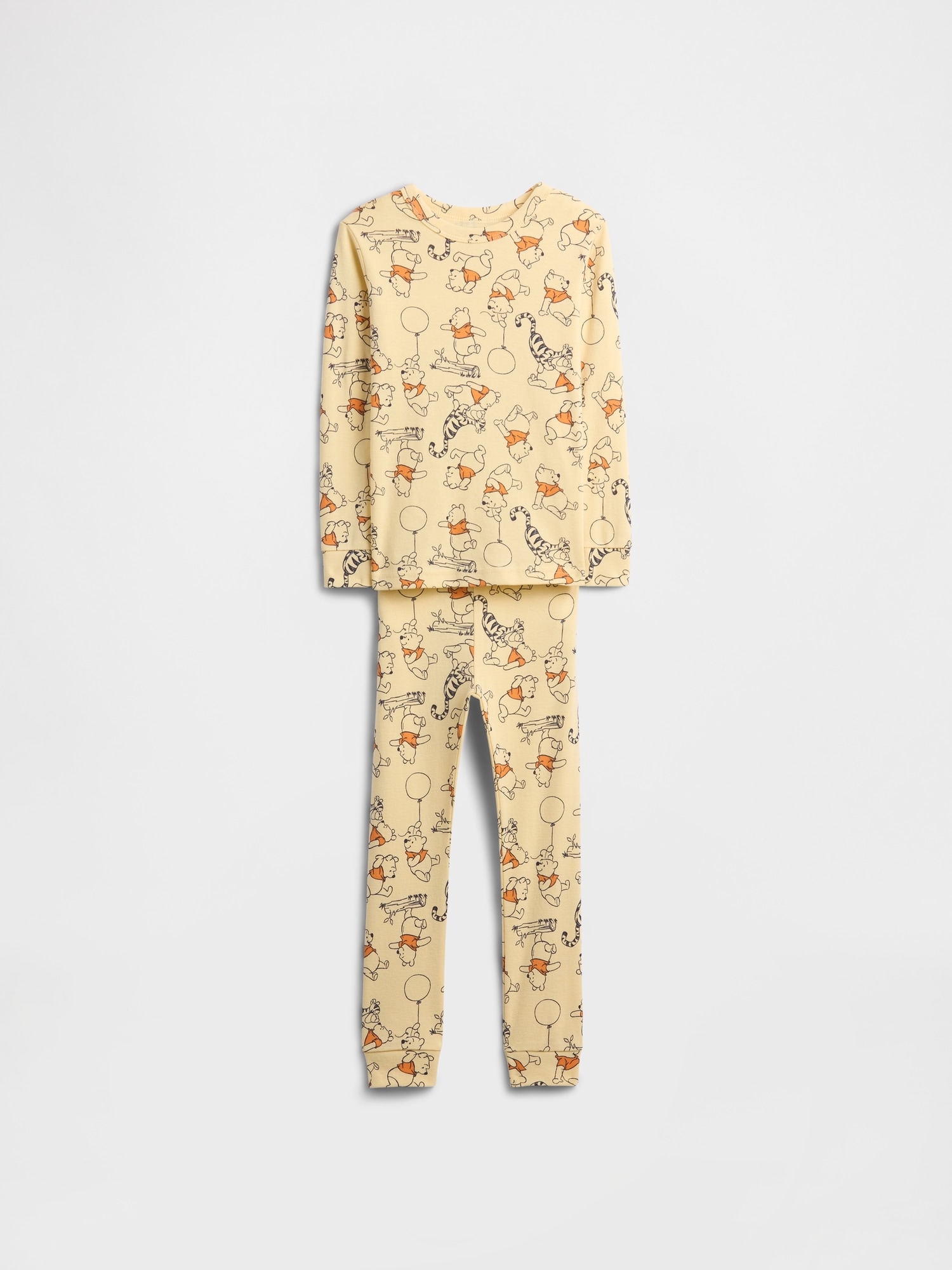 Gap babyGap × ディズニー くまのプーさん オーガニックコットン100% パジャマセット Gap babyGap × ディズニー くまのプーさん オーガニックコットン100% パジャマセット