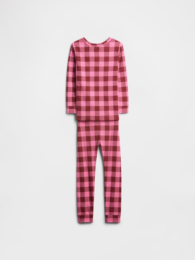 babyGap オーガニックコットン100% ギンガムチェック パジャマセット-1