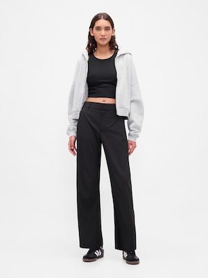 GapFitテック ハイライズバレルパンツ