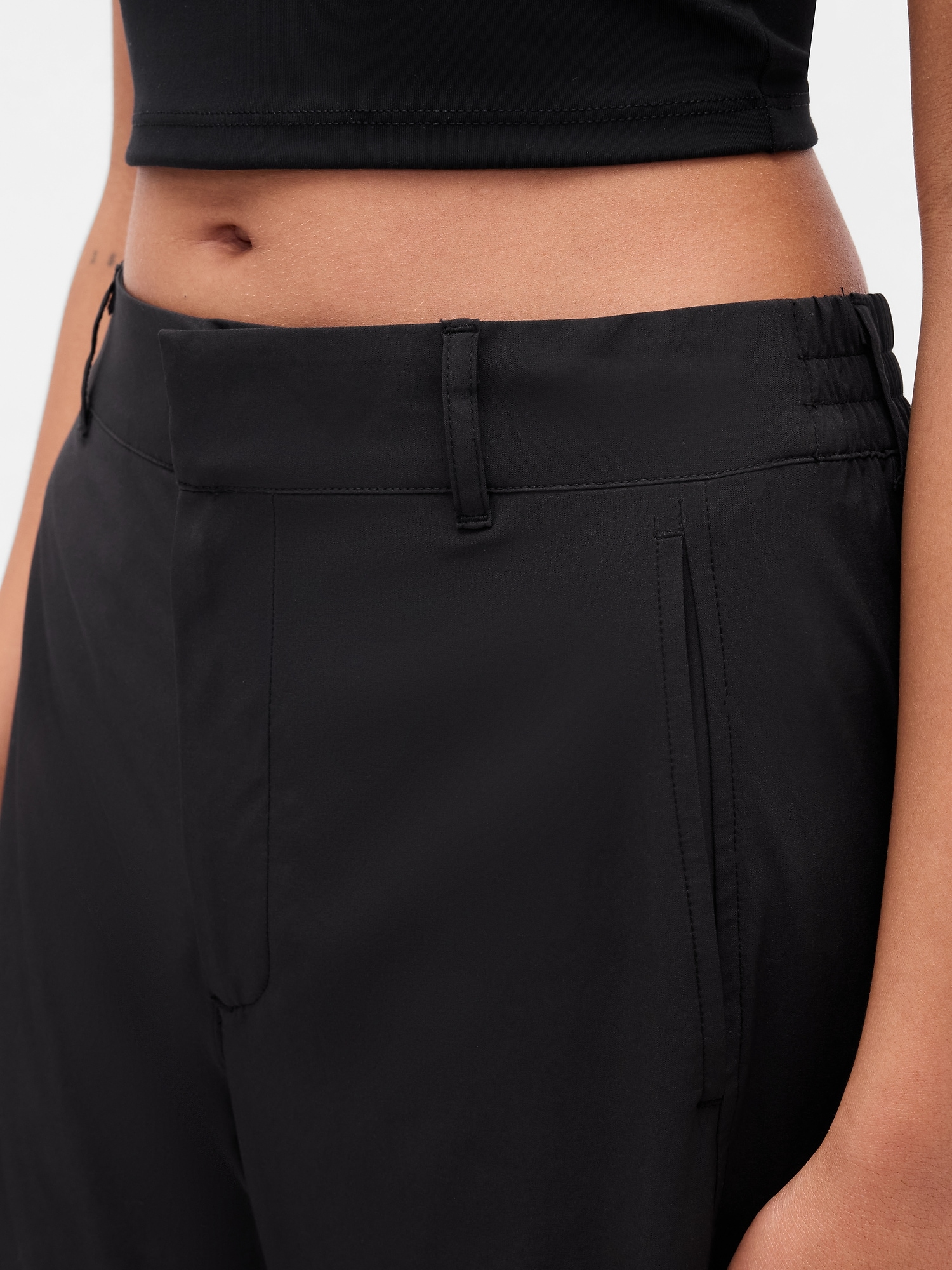 GapFitテック ハイライズバレルパンツ-4