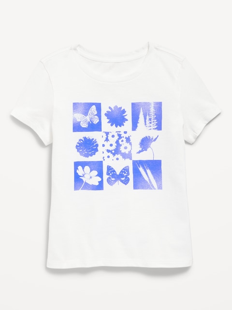 T-SHIRT À MANCHES COURTES À IMPRIMÉ POUR FILLE