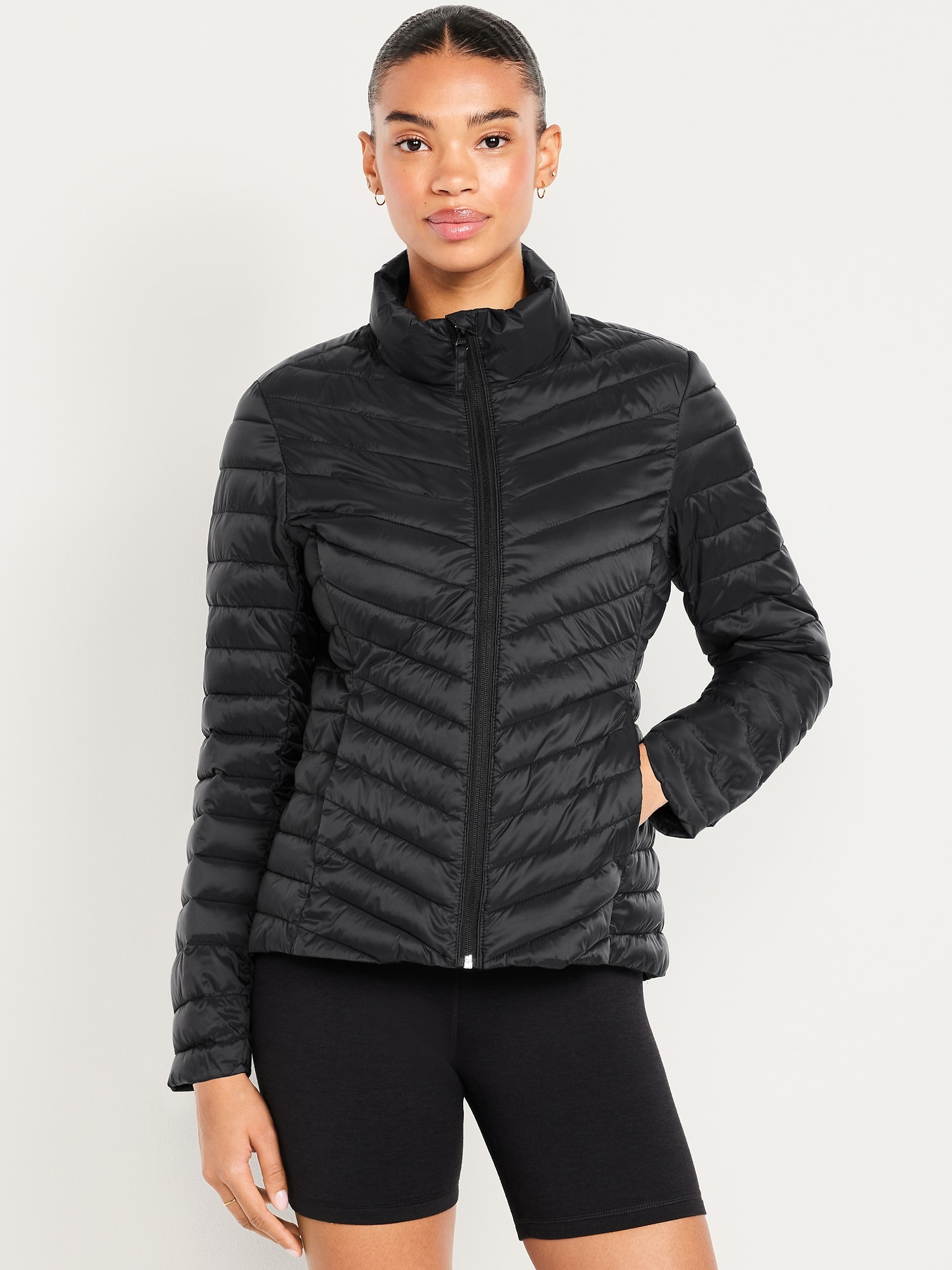 VESTE REMBOURRÉE HYDRORÉSISTANTE À SILLONS ÉTROITS