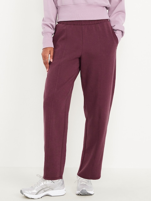 High-Waisted Dynamic Fleece Barrel Pants