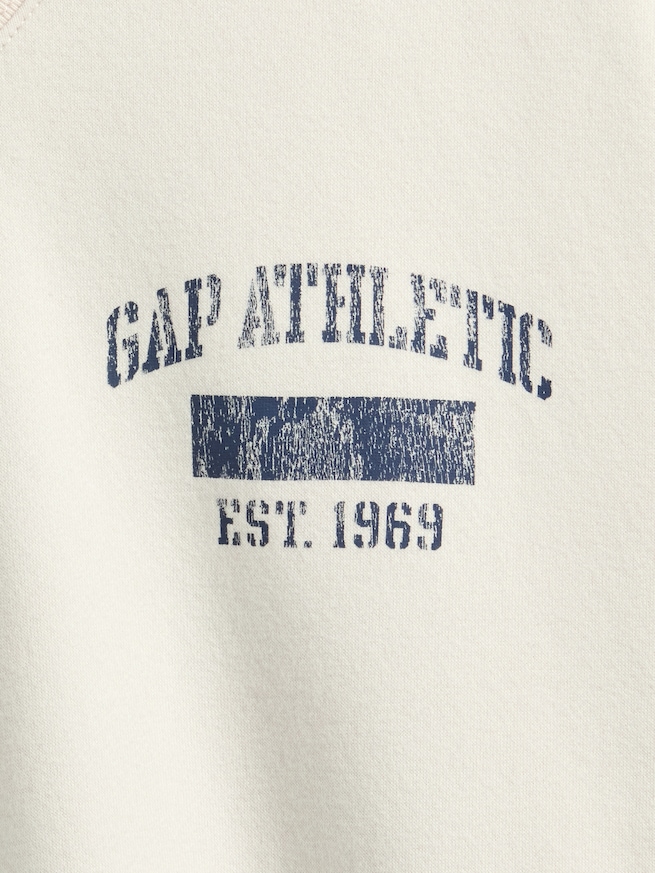 ヴィンテージソフト オーバーサイズ Vネック GAPロゴスウェットシャツ-3