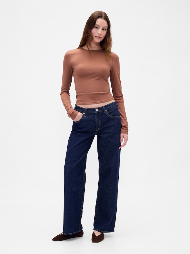 クロースニット ジャージーTシャツ-1