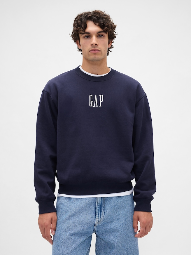 ヘビーウェイト オーバーサイズ GAPロゴ スウェットシャツ-0