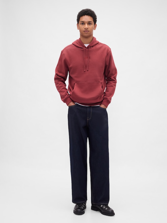 リラックスフィット ミニGAPロゴパーカー-1