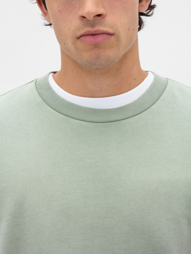 ヘビーウェイト クロップド スウェットシャツ-3