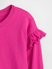 babyGap GAPロゴ ラッフルフリル クルーネックTシャツ-2