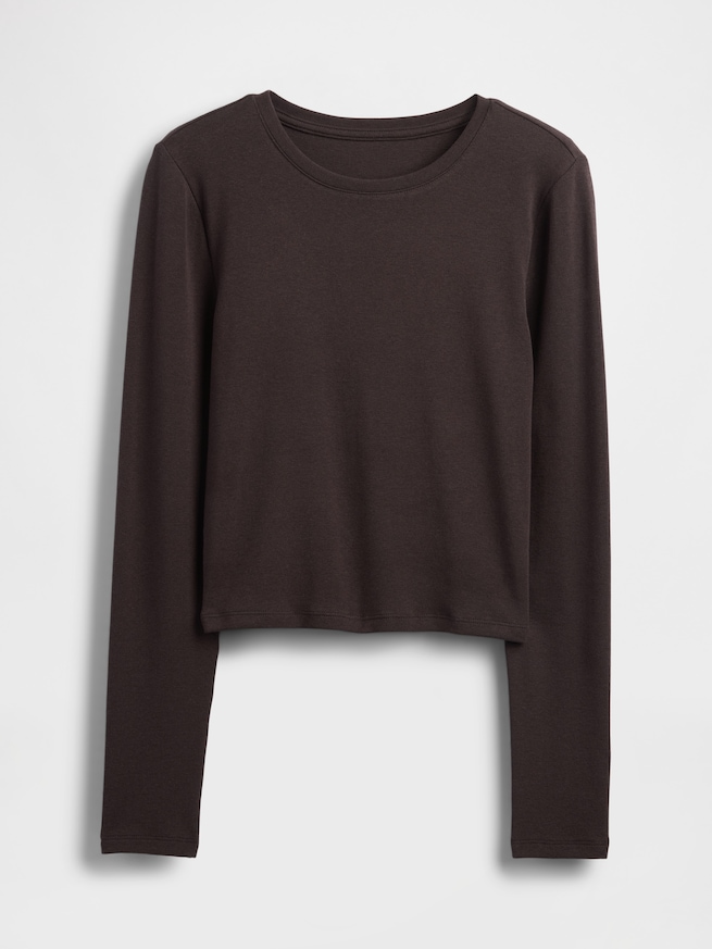 モダン クロップドTシャツ-3