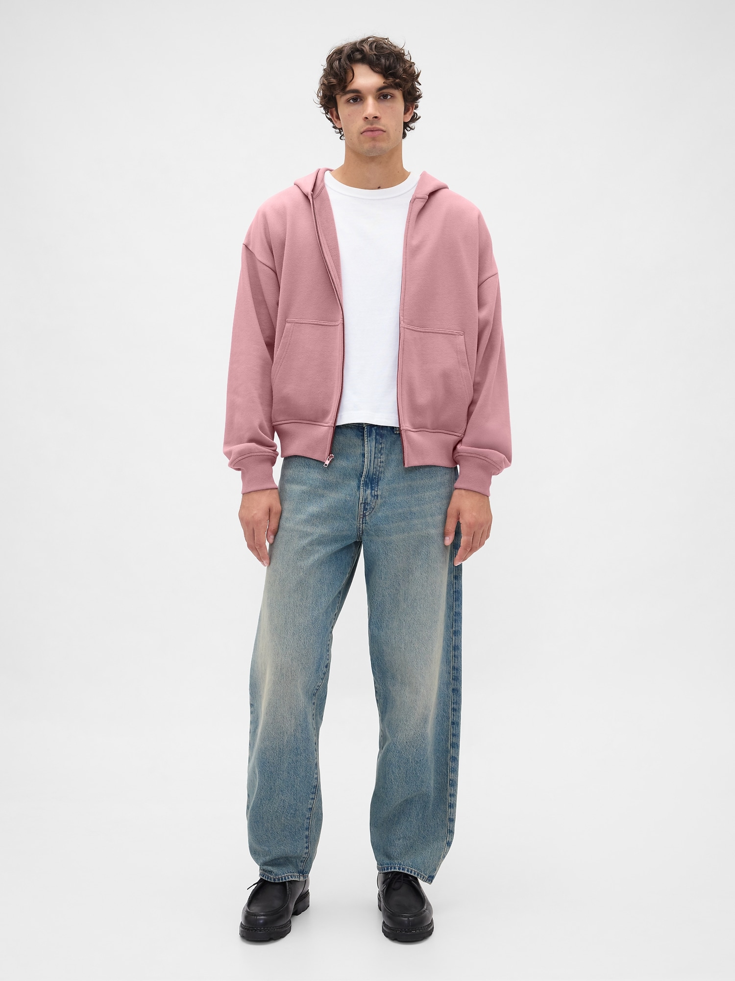 Gap公式オンラインストア | ヘビーウェイト ジップアップ パーカー