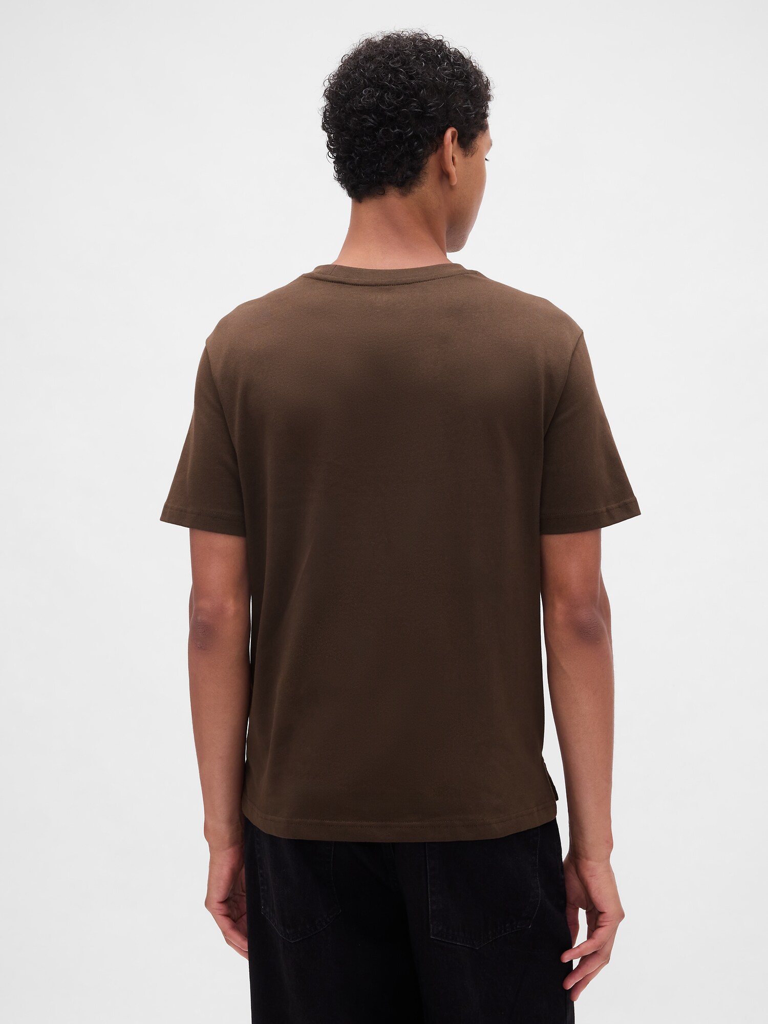 ヘビーウェイト GAPロゴ クロップドTシャツ-2