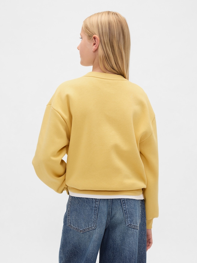 ヴィンテージソフト ドルマン スウェットシャツ (キッズ)-2