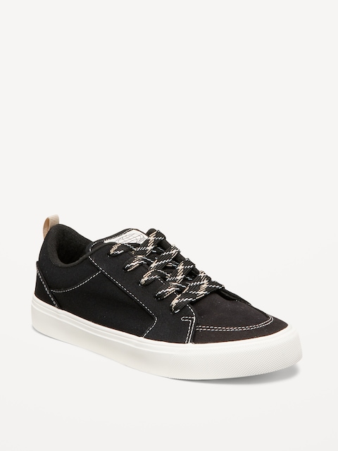 Canvas Lace-Up Sneakers for Boys