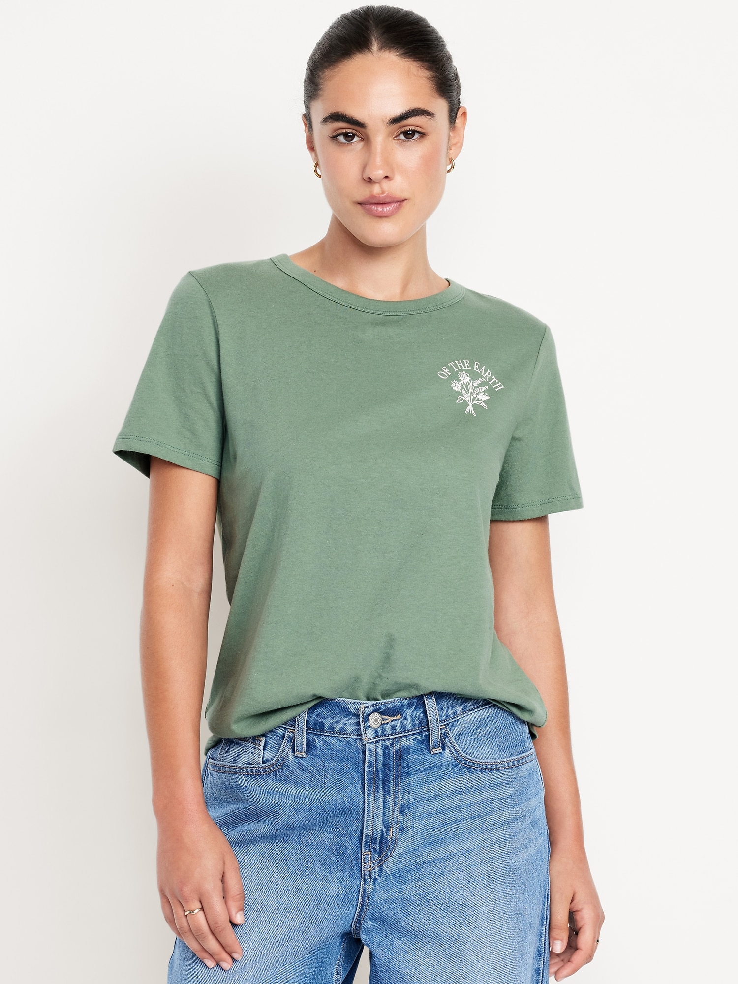 EveryWear Crew-Neck Graphic T-Shirt