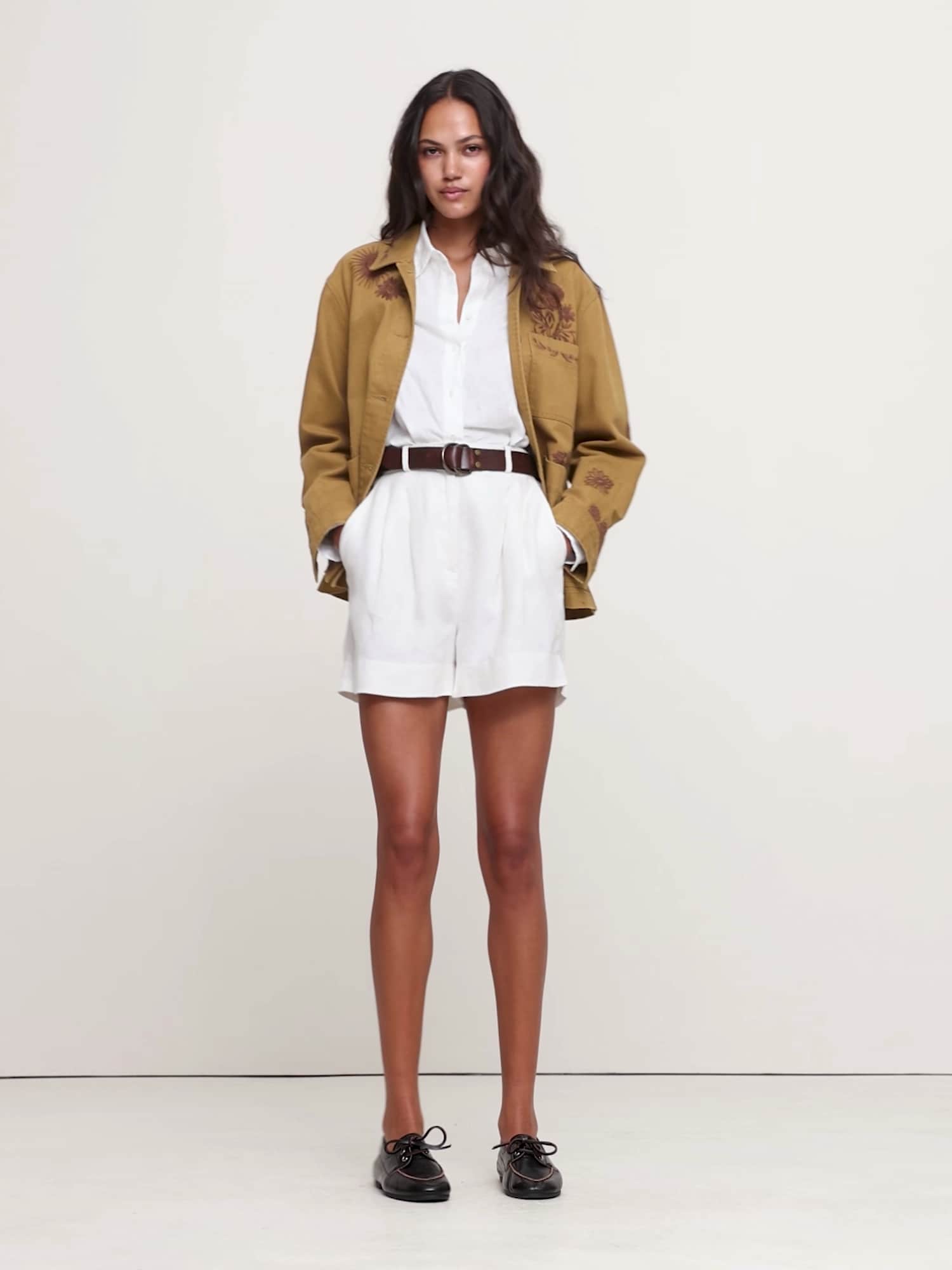 エンブロイダリー キャンバス チョアコート-8 エンブロイダリー キャンバス チョアコート-8