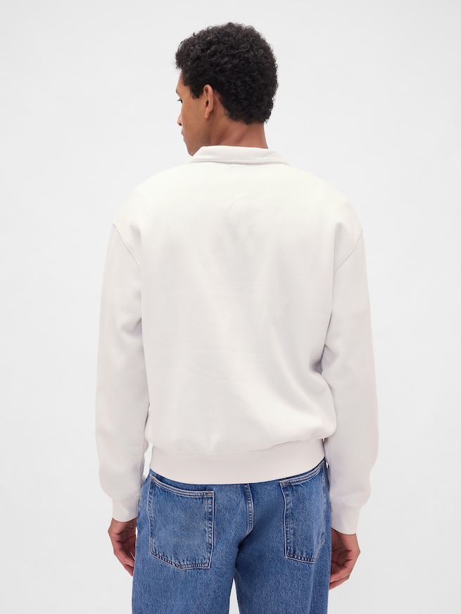 ヴィンテージソフト オーバーサイズ ハーフジップ プルオーバー-2