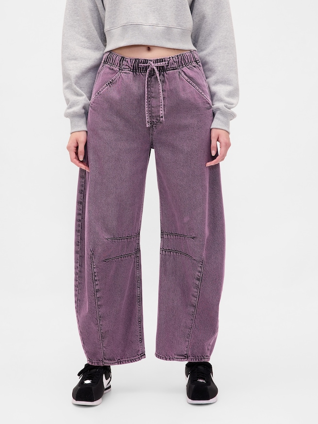 ミッドライズ ウルトラソフト イージーウエスト ホースシューデニム-1