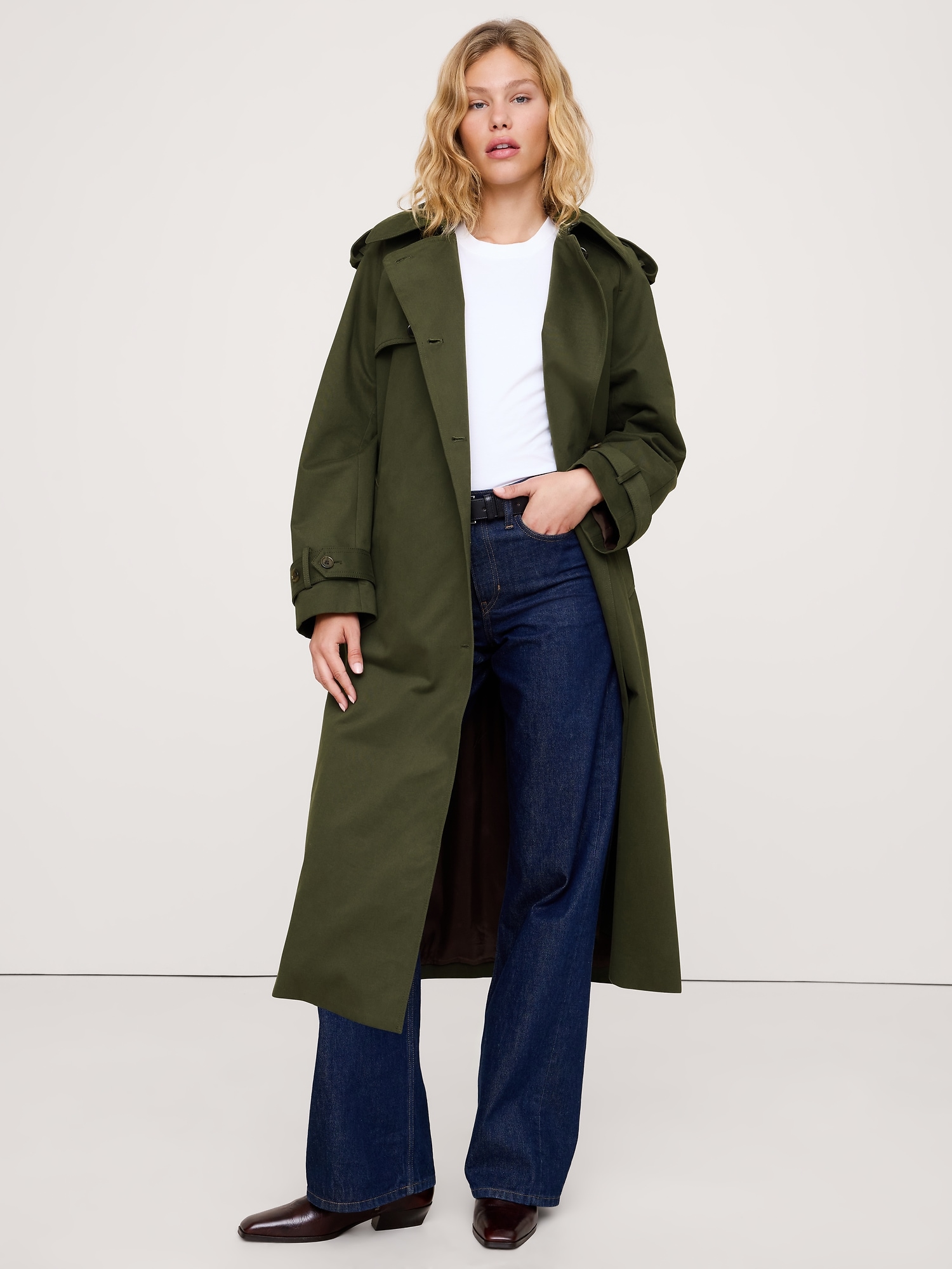 TRENCH EN COTON CLASSIQUE