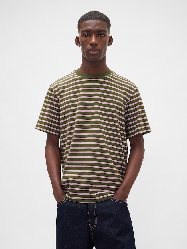 ヘビーウェイト リラックスフィットTシャツ (ユニセックス)-0