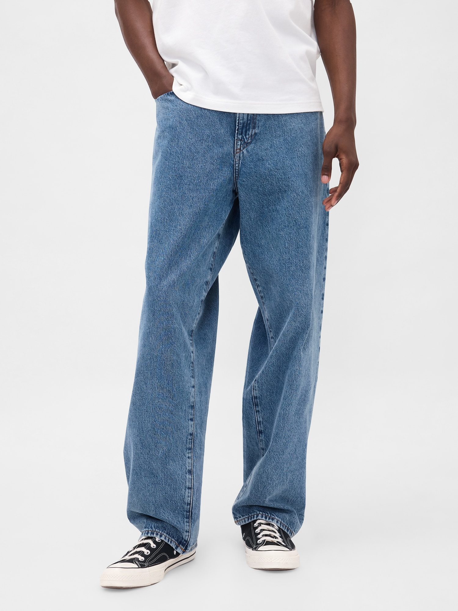 GAP スーパバギーデニム　Ｗ30L30 ダークリンス　最安価　試着のみ Gap公式オンラインストア | スーパーバギーデニム
