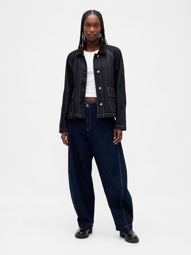 ウルトラソフトデニム スイングチョア ジャケット-1