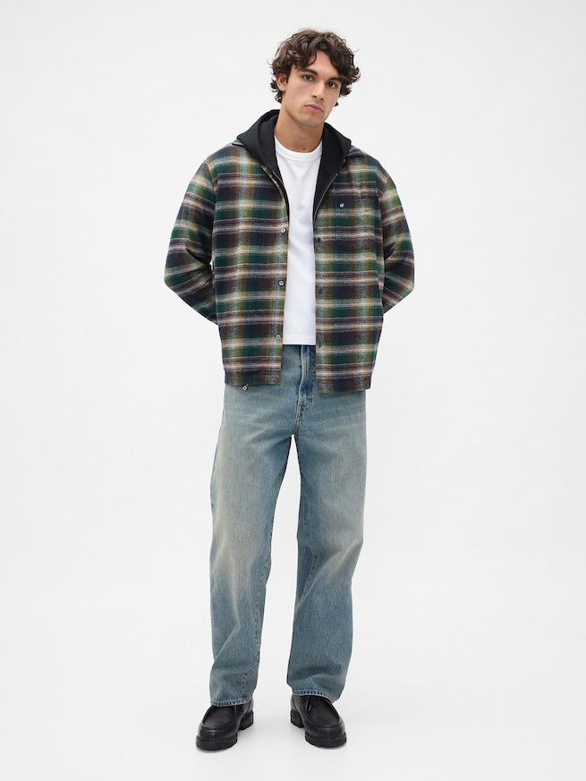 オーガニックコットン フランネルシャツ-1