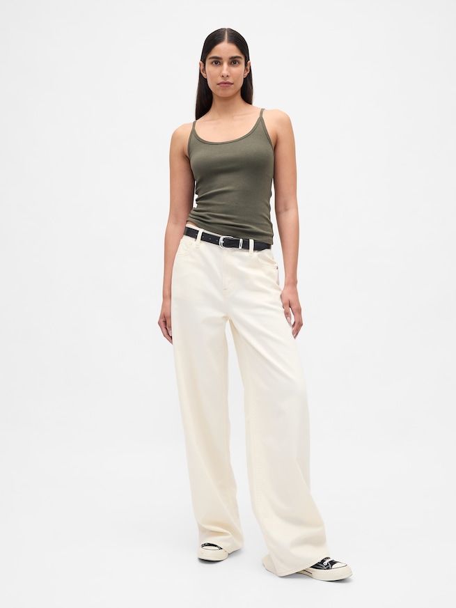 モダン クロップドキャミソール-1