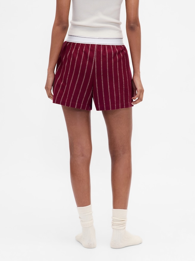 GAPロゴ フランネル ボクサーショートパンツ-3