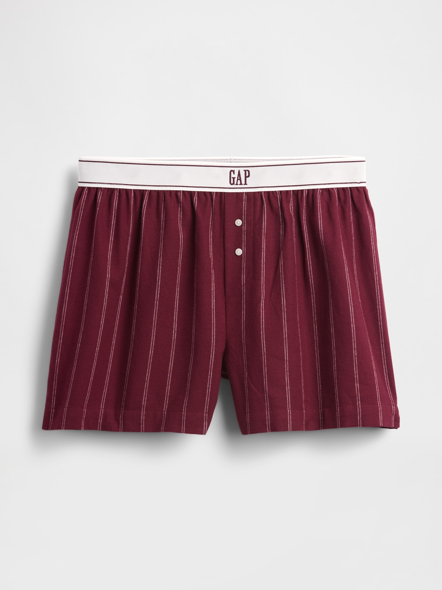 GAPロゴ フランネル ボクサーショートパンツ-5