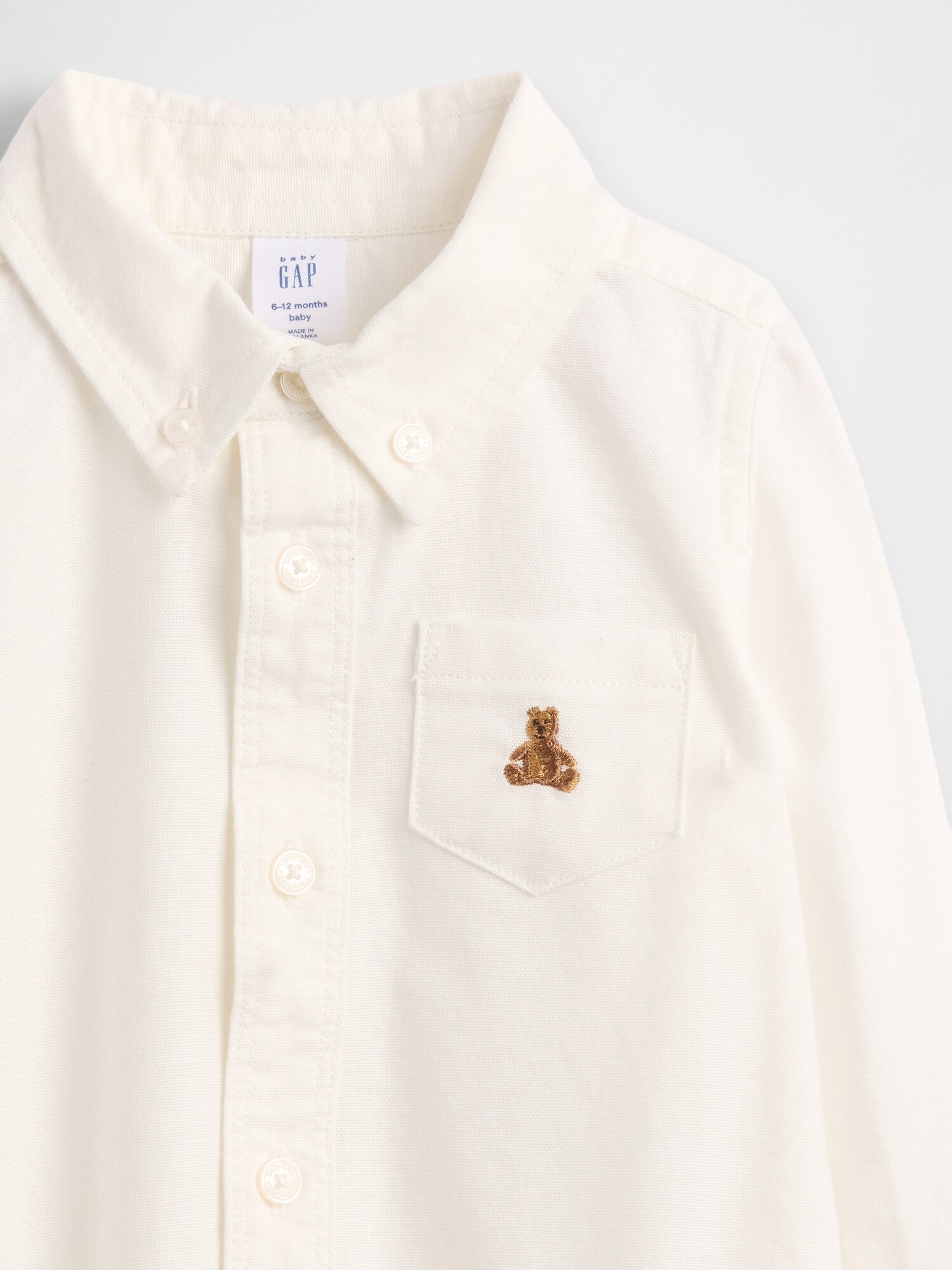 オックスフォード ボディスーツ (ベビー)-3