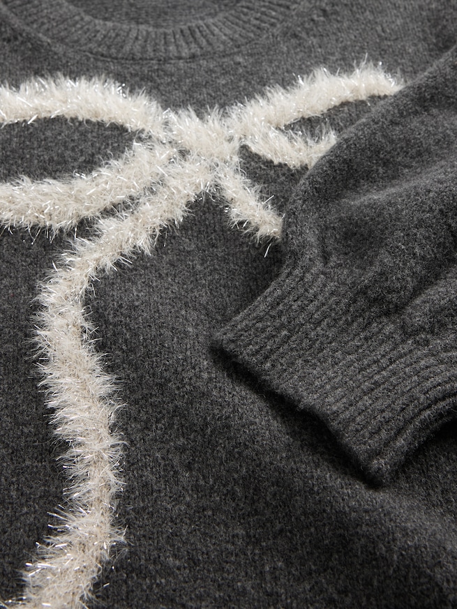 CashSoft カシミヤタッチ クルーネックセーター (キッズ)-4