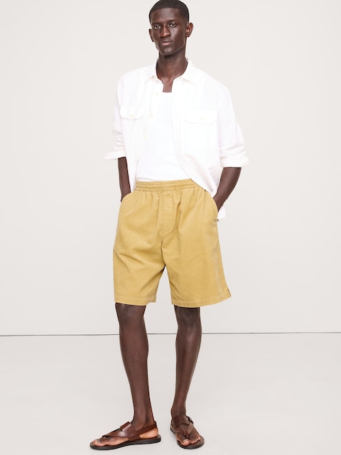 9.5" Loose Corduroy Pull-On Short