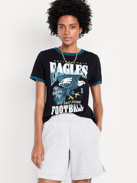 Philadelphia Eagles EveryWear Crew-Neck Ringer T-Shirt