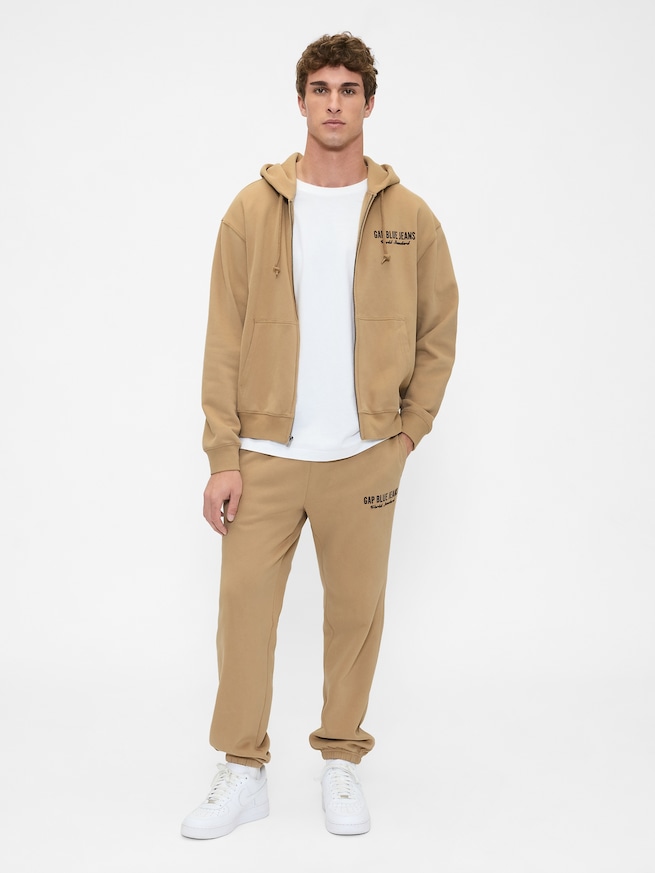 ヴィンテージソフト ブルージーンズロゴ ジョガーパンツ-0