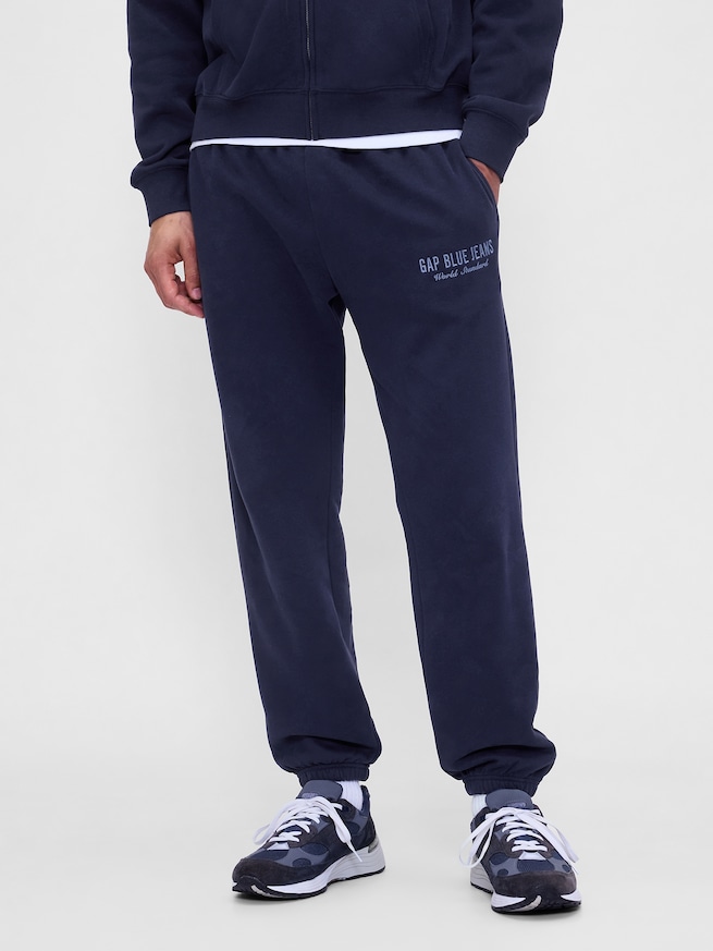 ヴィンテージソフト ブルージーンズロゴ ジョガーパンツ-1