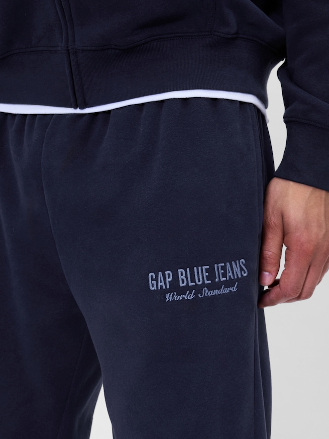 ヴィンテージソフト ブルージーンズロゴ ジョガーパンツ-4