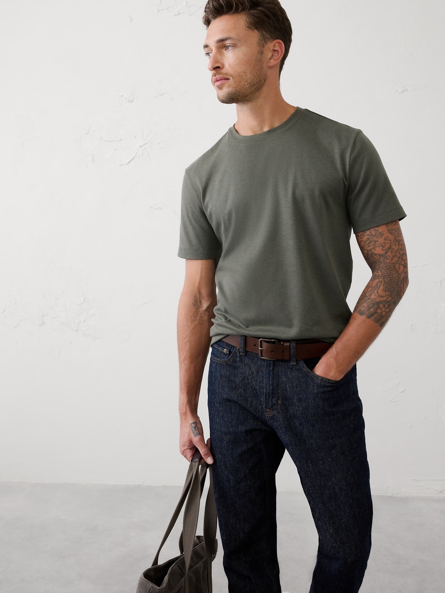 Luxe Touch Crew-Neck T-Shirt