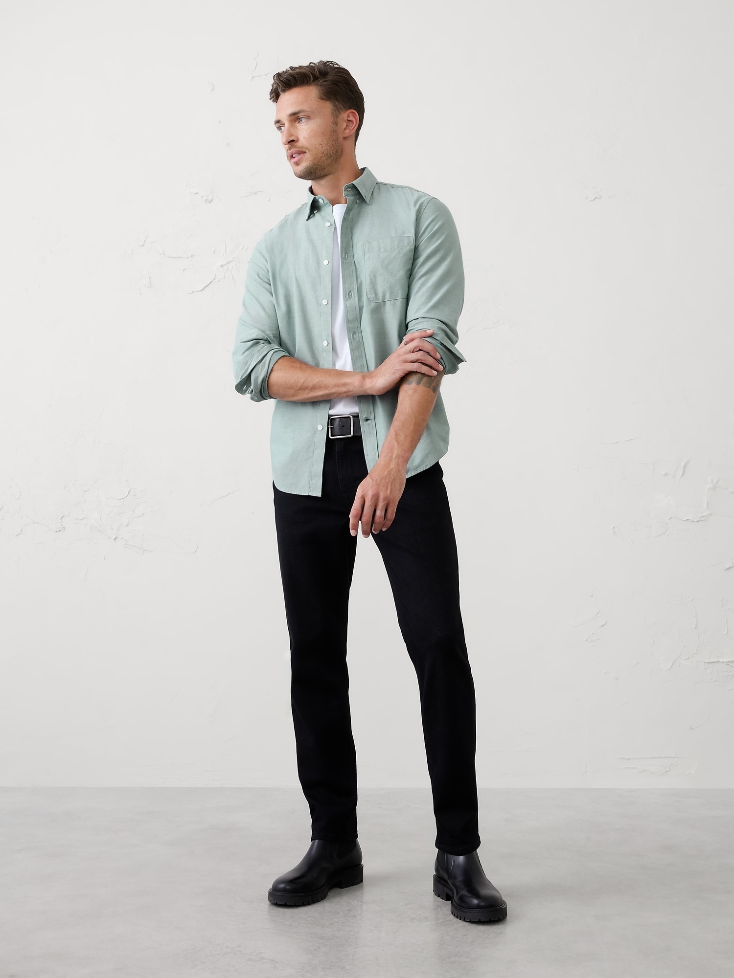 Slim-Fit Oxford Shirt