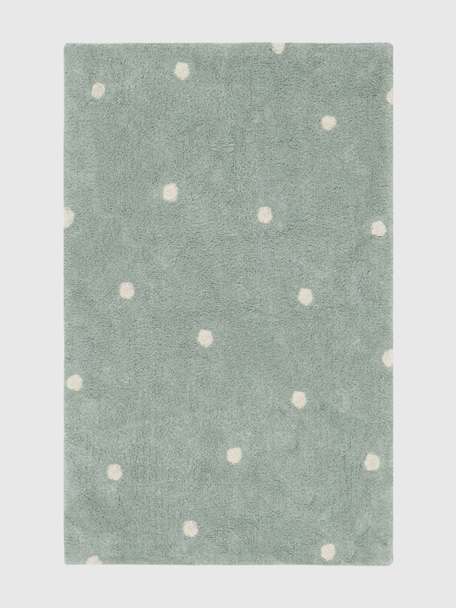 Lorena Canals Washable Rug Mini Dot  Blue Sage
