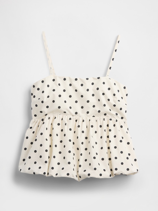 ポプリン バブル トップス-4