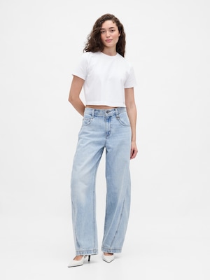 Gap × BÉIS ハイライズ バレルデニム
