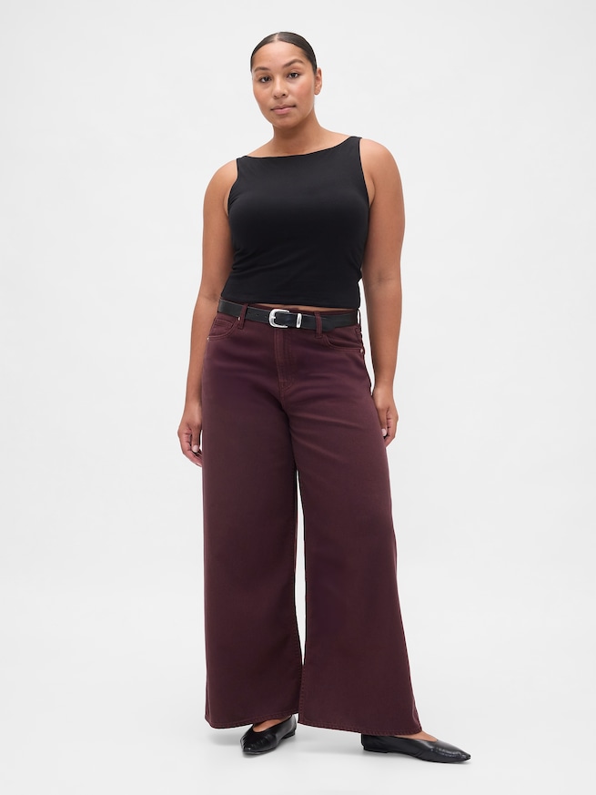 ミッドライズ ウルトラソフト バギーデニム-4